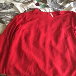 red blouse